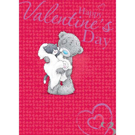 Cat Me to You Bear Valentines Day Card  £1.79