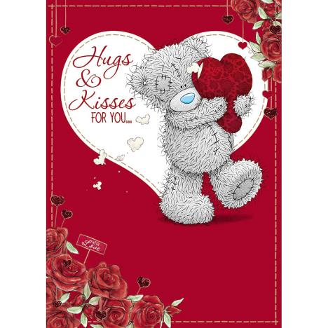 Hugs & Kisses Me to You Bear Valentines Day Card  £1.79