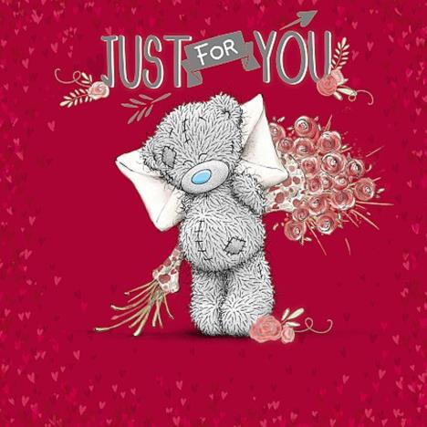 Just For You Me to You Bear Valentines Day Card  £2.09