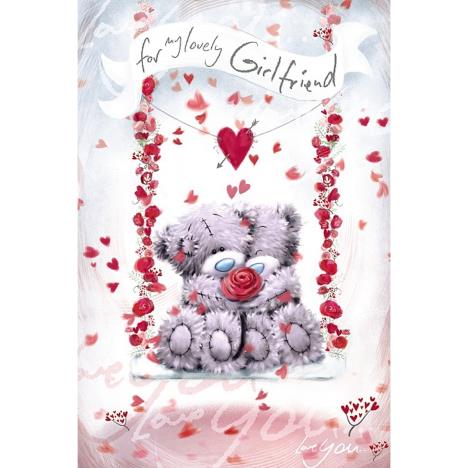 Girlfriend Softly Drawn Me to You Bear Valentines Day Card  £2.49