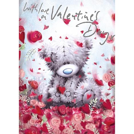 With Love You Me to You Bear Valentines Day Card  £1.79
