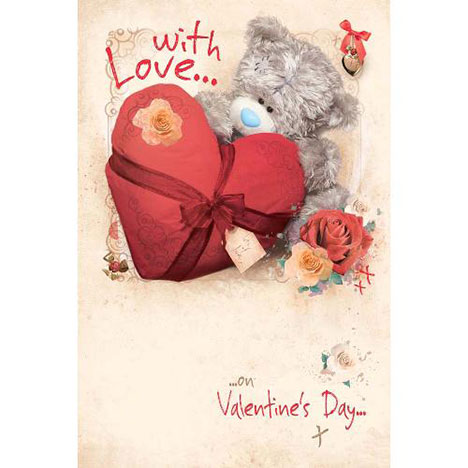 With Love Photo Finish Me to You Bear Valentines Day Card  £2.40