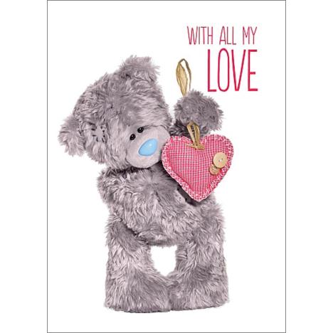 3D Holographic All My Love Me to You Bear Valentines Day Card  £2.69