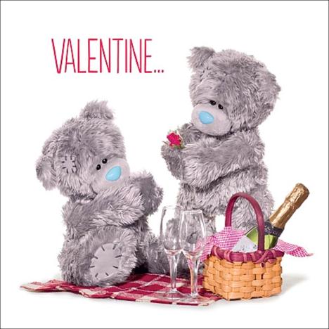 3D Holographic Picnic Me to You Bear Valentines Day Card  £2.99