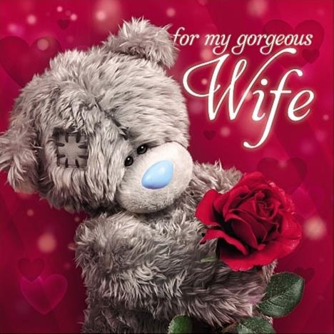 3D Holographic Wife Square Me to You Valentines Day Card  £2.99