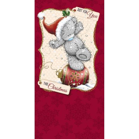 Just For You Bear On Bauble Me to You Bear Christmas Money Wallet  £1.79