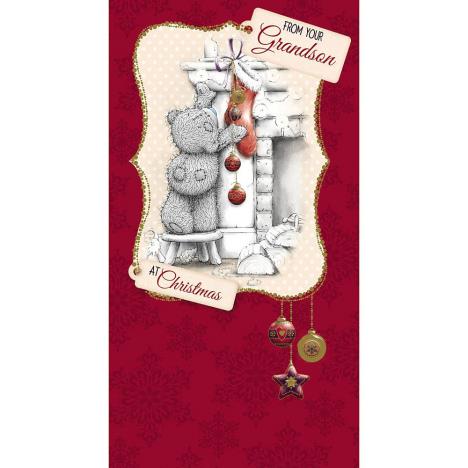 From Your Grandson Me to You Bear Christmas Card  £2.19
