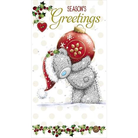 Seasons Greetings Bear With Bauble Me to You Bear Christmas Card  £2.19