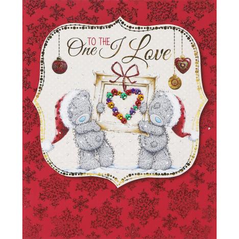 One I Love Me to You Bear Handmade Christmas Card  £4.99