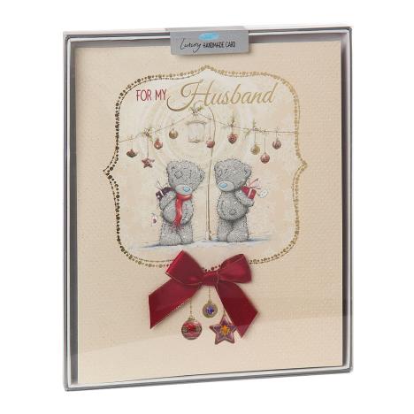 Husband Me to You Bear Handmade Boxed Christmas Card  £5.99