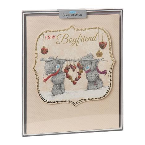 Boyfriend Me to You Bear Handmade Boxed Christmas Card  £5.99