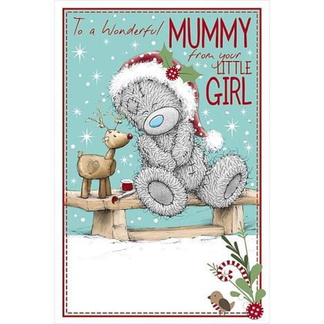 Wonderful Mummy From Your Little Girl Me to You Bear Christmas Card  £2.09