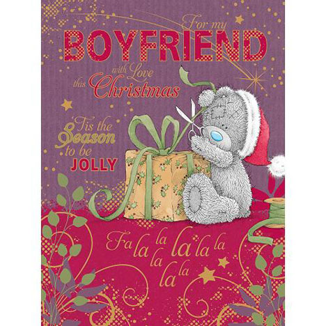 Boyfriend Me to You Bear Large Christmas Card  £3.59