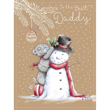 Best Daddy Large Me to You Bear Christmas Card  £3.59