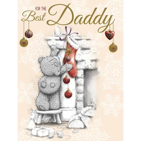 Best Daddy Me to You Bear Large Christmas Card  £3.59