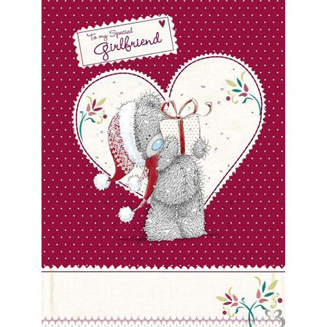 Girlfriend Me to You Bear Christmas Luxury Boxed Card  £9.99