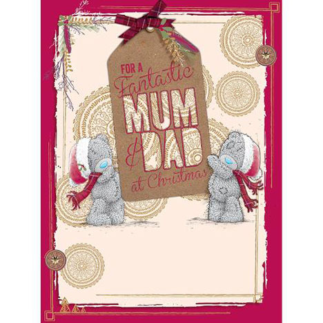 Mum And Dad Me to You Bear Large Christmas Card  £3.99