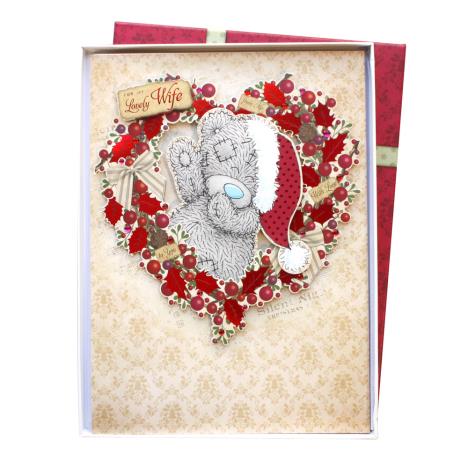 Lovely Wife Me to You Bear Luxury Boxed Christmas Card  £9.99