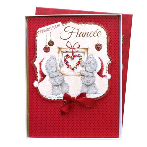 Fiancee Me to You Bear Handmade Boxed Christmas Card  £9.99