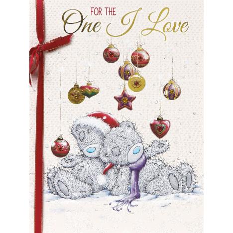 One I Love Me to You Bear Handmade Large Christmas Card  £3.99