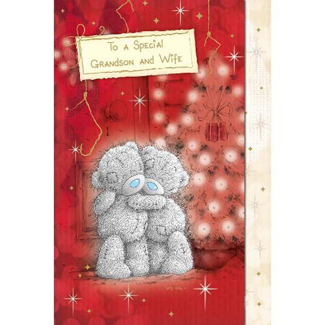 To a Special Grandson & Wife Me to You Bear Christmas Card  £2.40