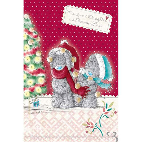 Daughter & Son In Law Me to You Bear Christmas Card  £3.59