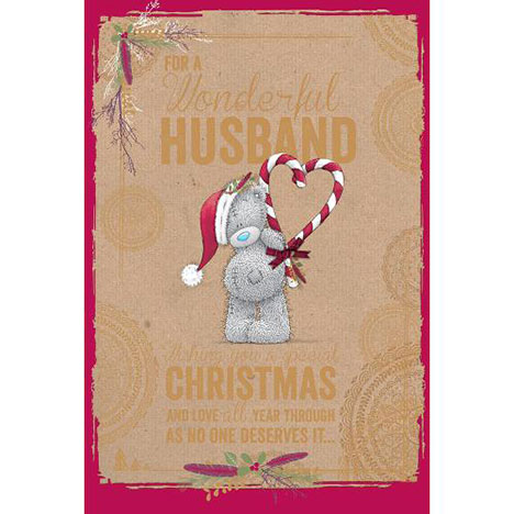 Husband Me to You Bear Christmas Card  £3.59