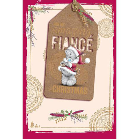 Fiance Me to You Bear Christmas Card  £3.59