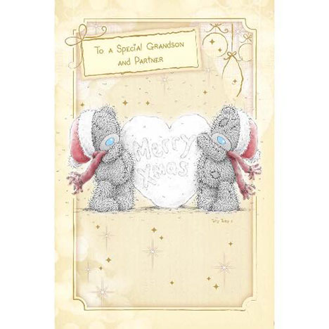 Grandson & Partner Me to You Bear Christmas Card  £2.40