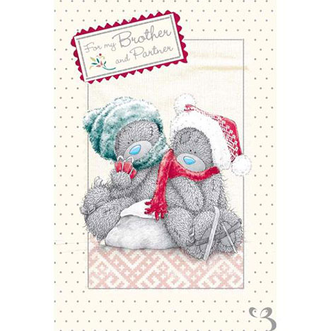 Brother & Partner Me to You Bear Christmas Card  £2.49