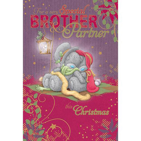Brother And Partner Me to You Bear Christmas Card  £2.49