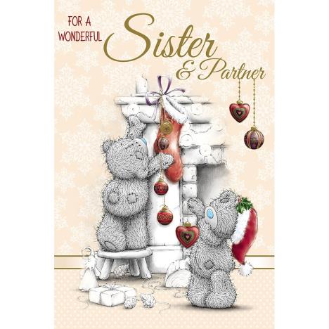 Sister And Partner Me to You Bear Christmas Card  £2.49