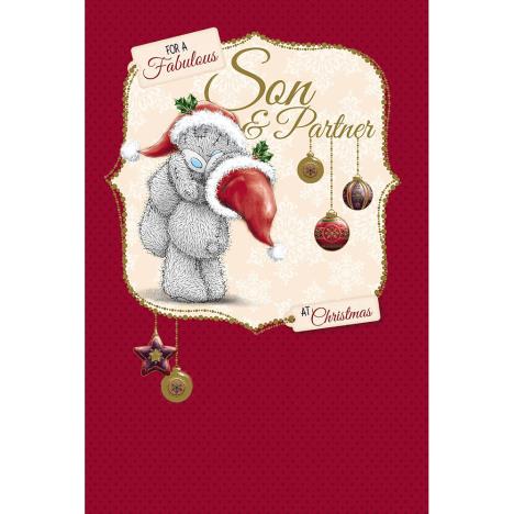 Son And Partner Me to You Bear Christmas Card  £2.49