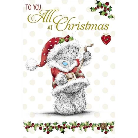 To You All Bear Dressed as Santa Me to You Bear Christmas Card  £2.49