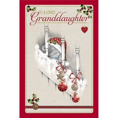 Lovely Granddaughter Me to You Bear Christmas Card  £2.49