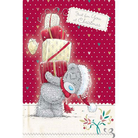 Tatty Teddy with Gifts Me to You Moving Christmas Card  £3.79