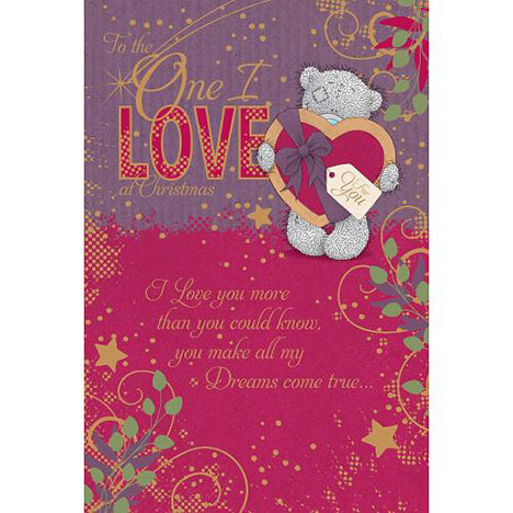 One I Love Me to You Bear Christmas Card  £3.79
