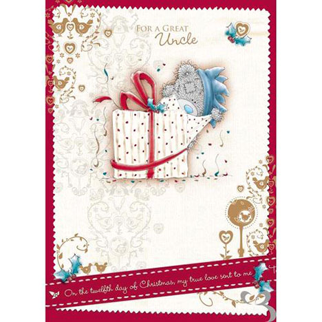 Uncle Me to You Bear Christmas Card  £1.79