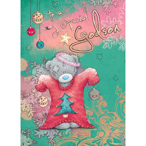 Godson Me to You Bear Christmas Card  £1.79
