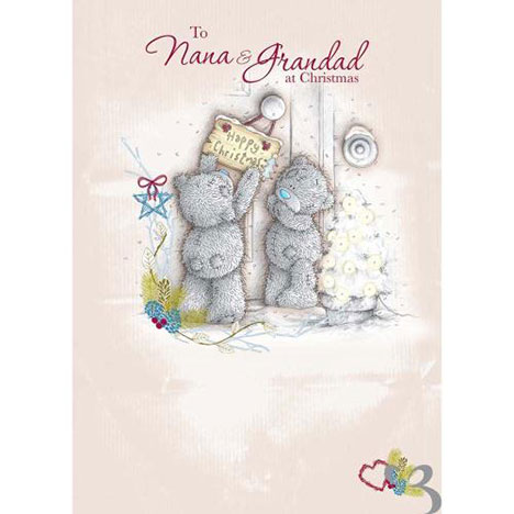 Nana & Grandad Me to You Bear Christmas Card  £1.79