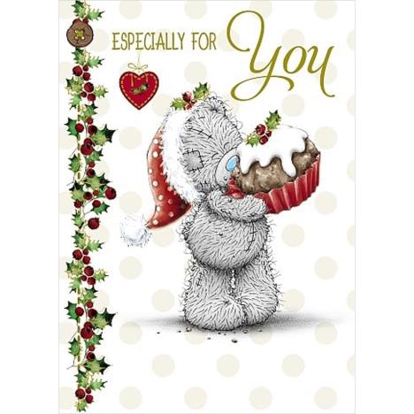 Especially for You Bear With Cake Me to You Bear Christmas Card  £1.79