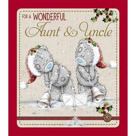 Wonderful Aunt and Uncle Me to You Bear Christmas Card  £1.89