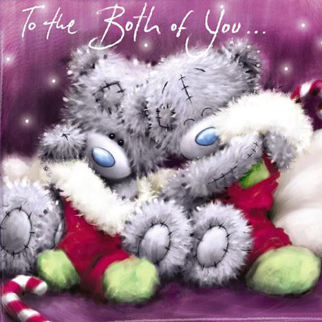 To Both Of You Me to You Bear Christmas Card  £2.09