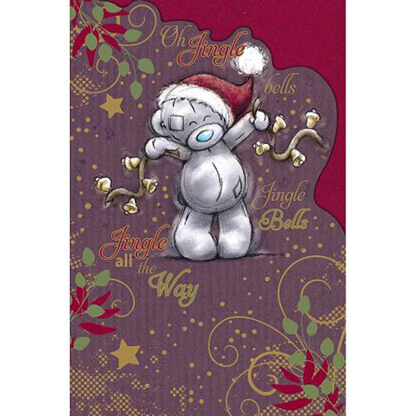 Jingle Bells Me to You Bear Christmas Card  £2.49