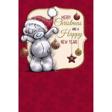 Tatty Teddy Holding Decorations Me to You Bear Christmas Card  £2.49