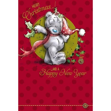 Merry Christmas Bear With Holly Me to You Bear Christmas Card  £2.49