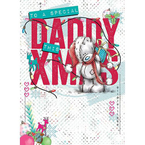 Daddy Me to You Bear Christmas Card  £1.79