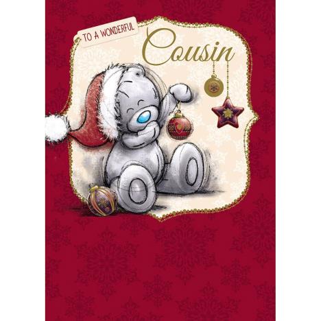 Wonderful Cousin Me to You Bear Christmas Card  £1.79