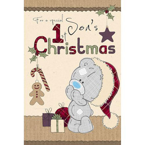Sons 1st Xmas Me to You Bear Christmas Card  £2.49