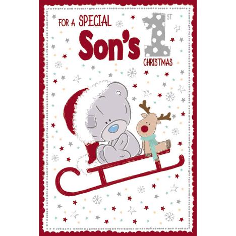 Special Sons 1st Christmas Me to You Bear Christmas Card  £2.49
